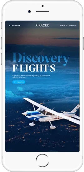 Airacer private jet charter booking interface - view 9