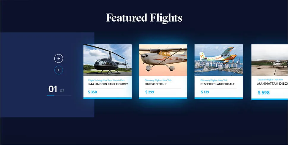 Airacer private jet charter booking interface - view 6