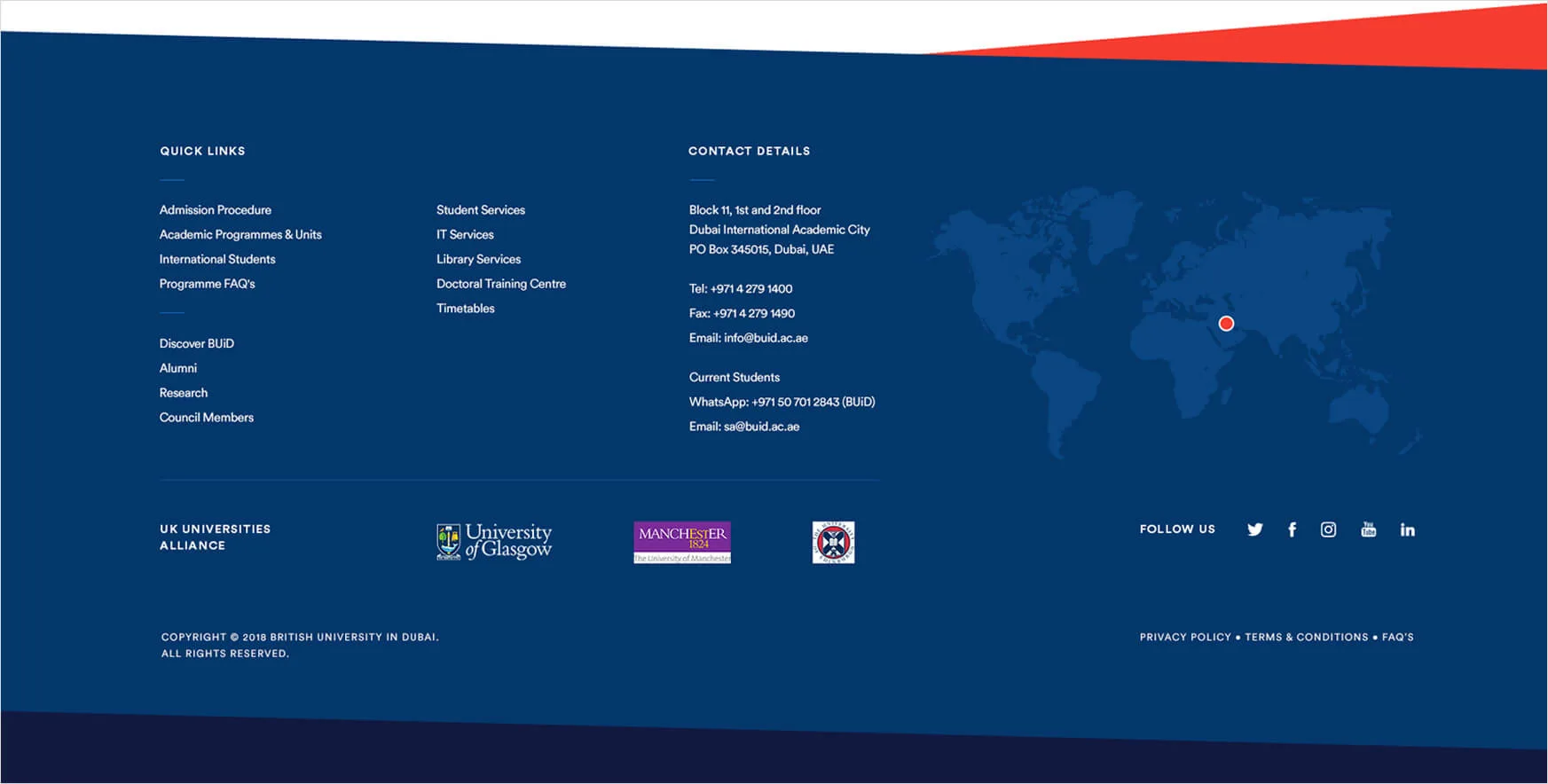 BUiD university website design - view 25