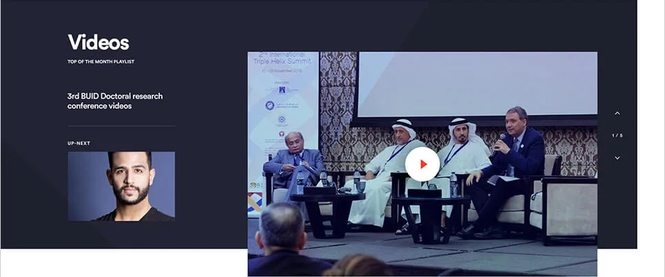 BUiD university website design - view 7