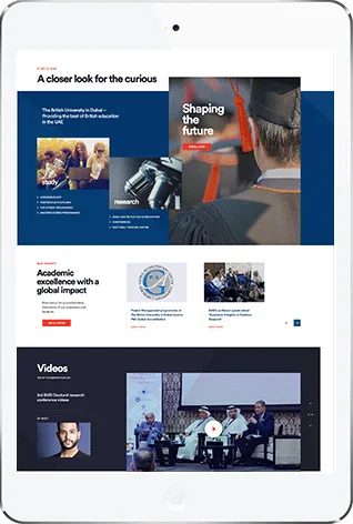 BUiD university website design - view 23