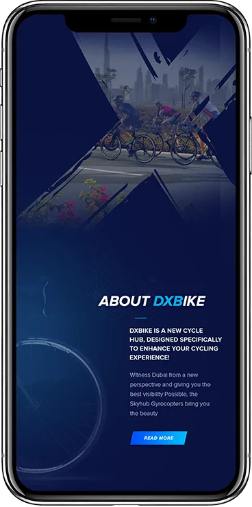 DX Bikes online store design - view 15