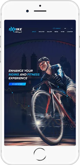 DX Bikes online store design - view 9