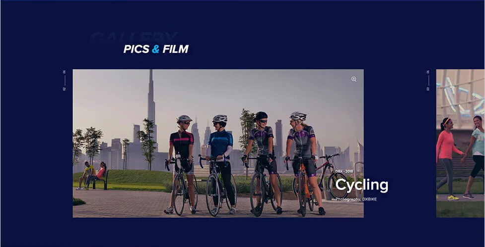 DX Bikes online store design - view 6